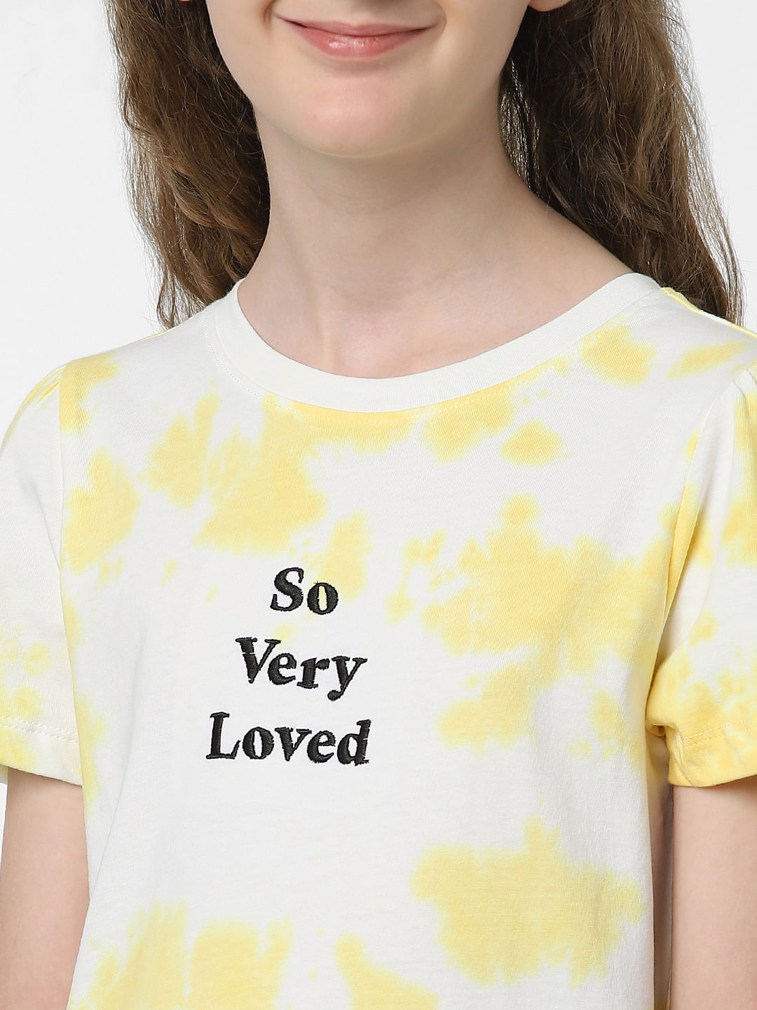 pale yellow tie dye