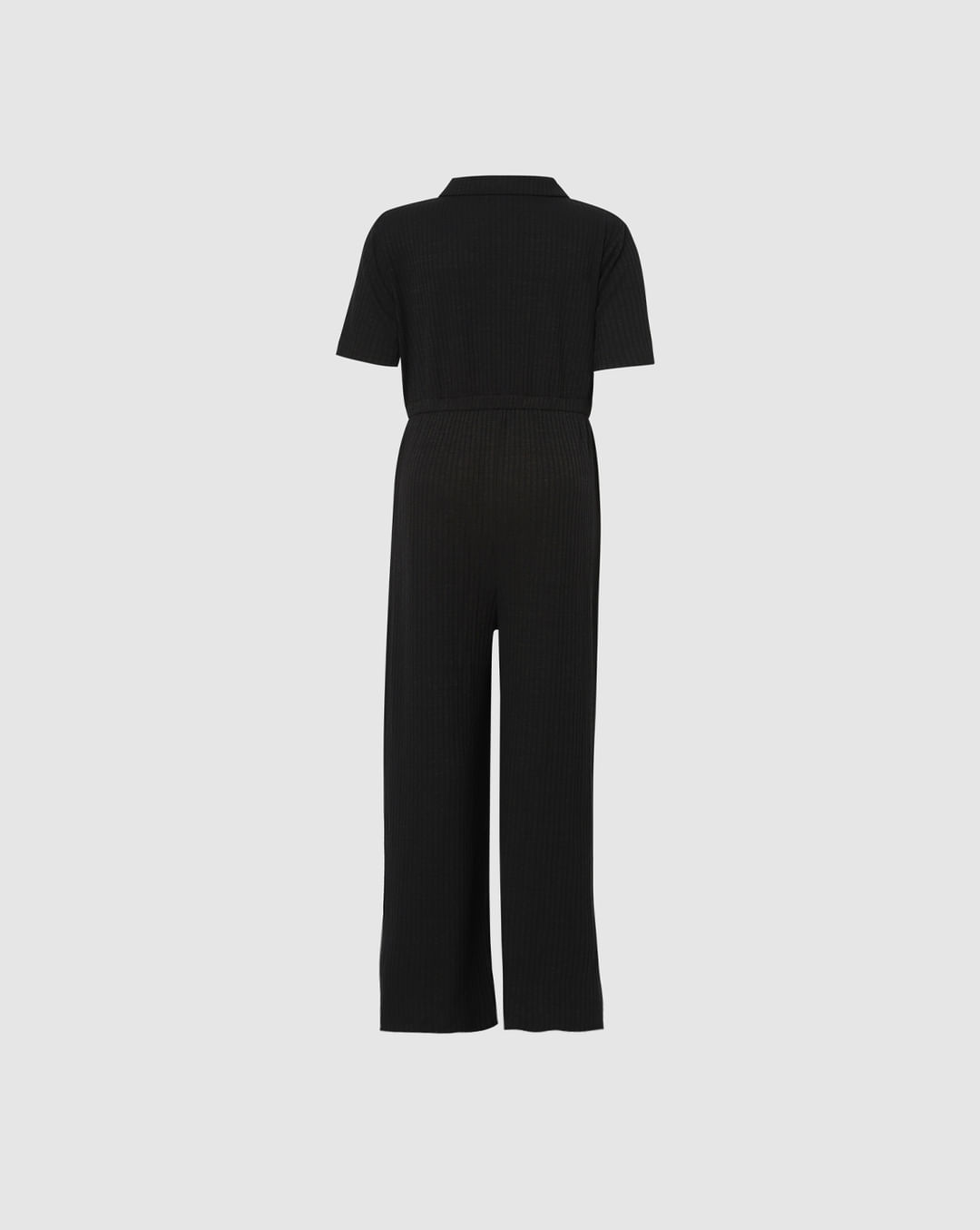 Buy Black Collared Ribbed Jumpsuit for Girls Online at KIDS ONLY ...