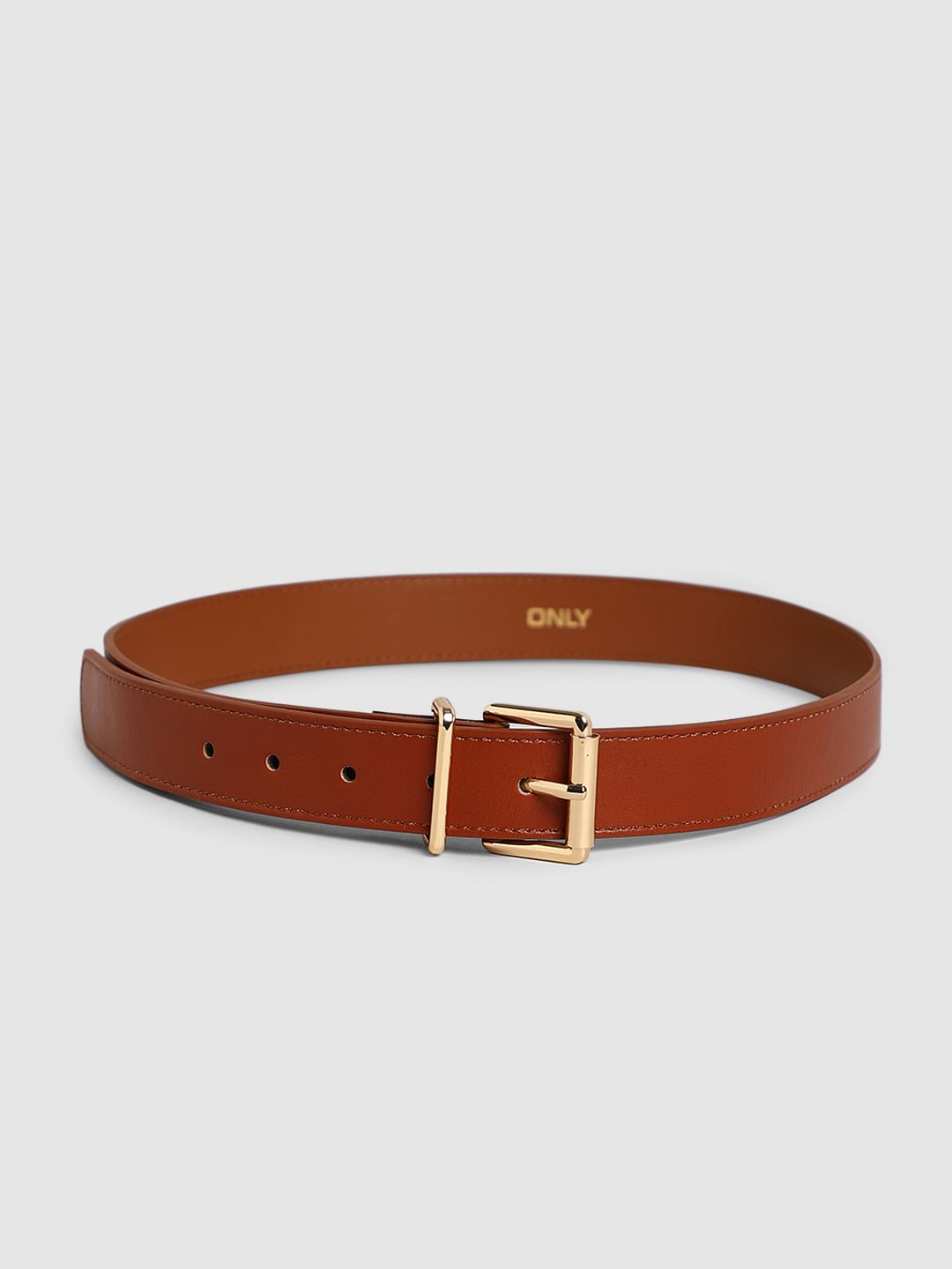 ADÈLE CROCO CHOCOLATE BELT – Fauvette Paris