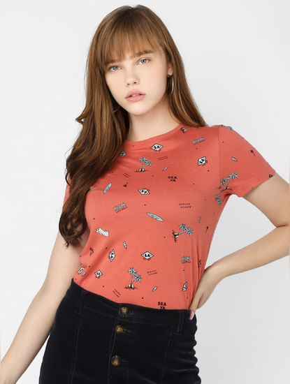 Rust All Over Print T-Shirt