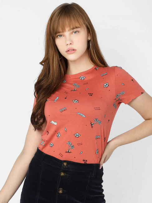 Rust All Over Print T-Shirt