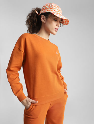 Orange Co-ord Set Sweatshirt