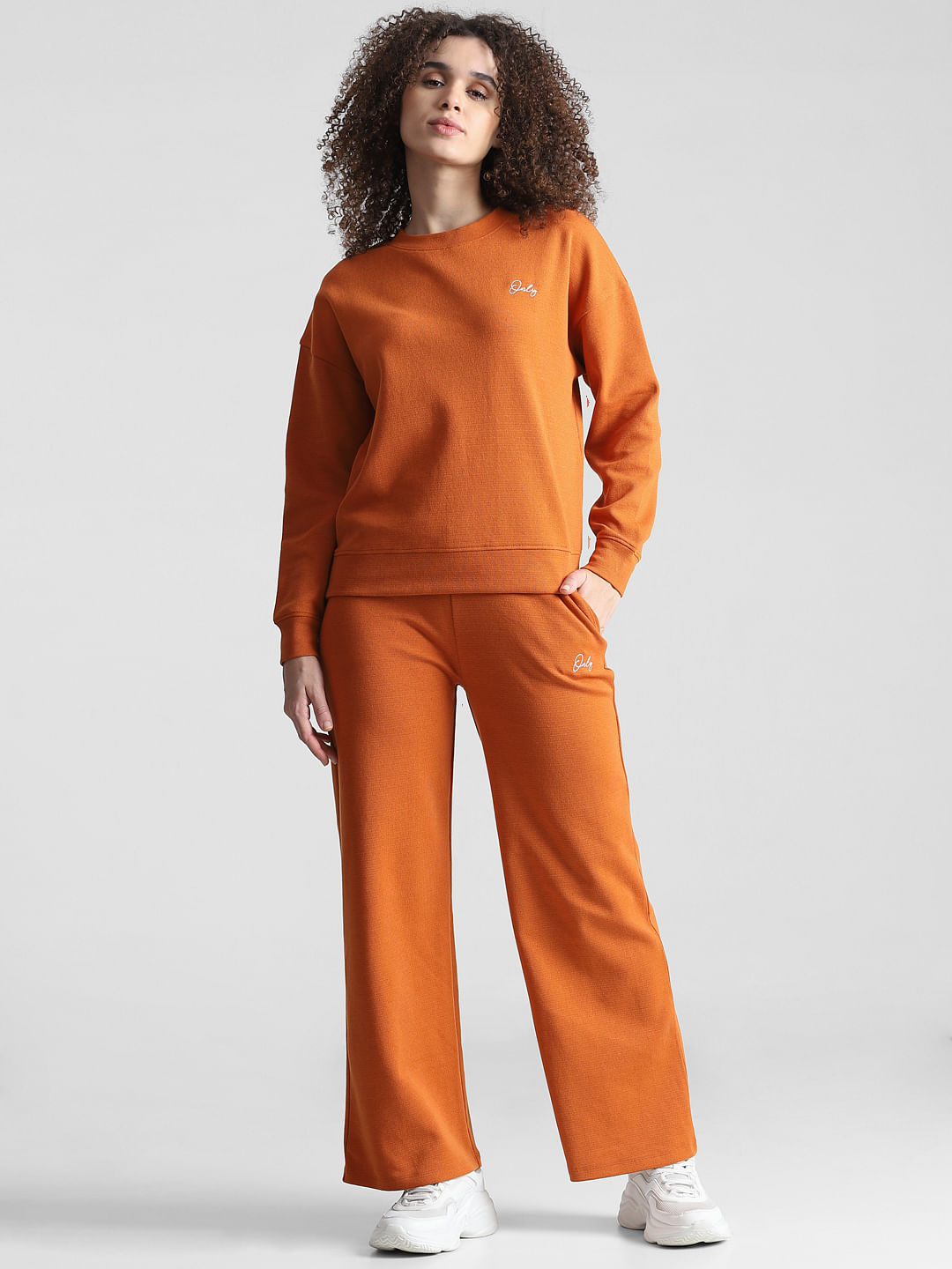 Orange 2025 tracksuit set