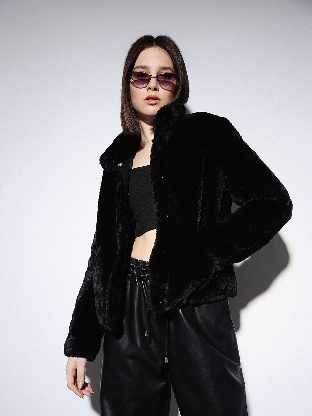 Faux fur teddy jacket on sale