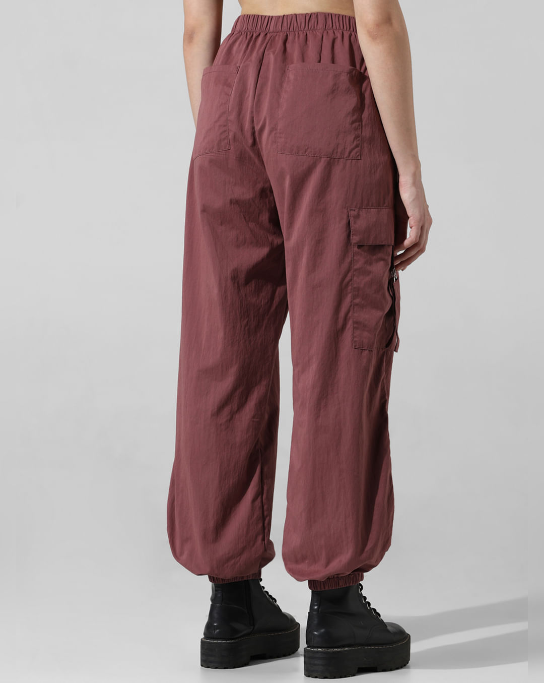 Chocolate Brown Control Stretch Pull On Ankle Pant
