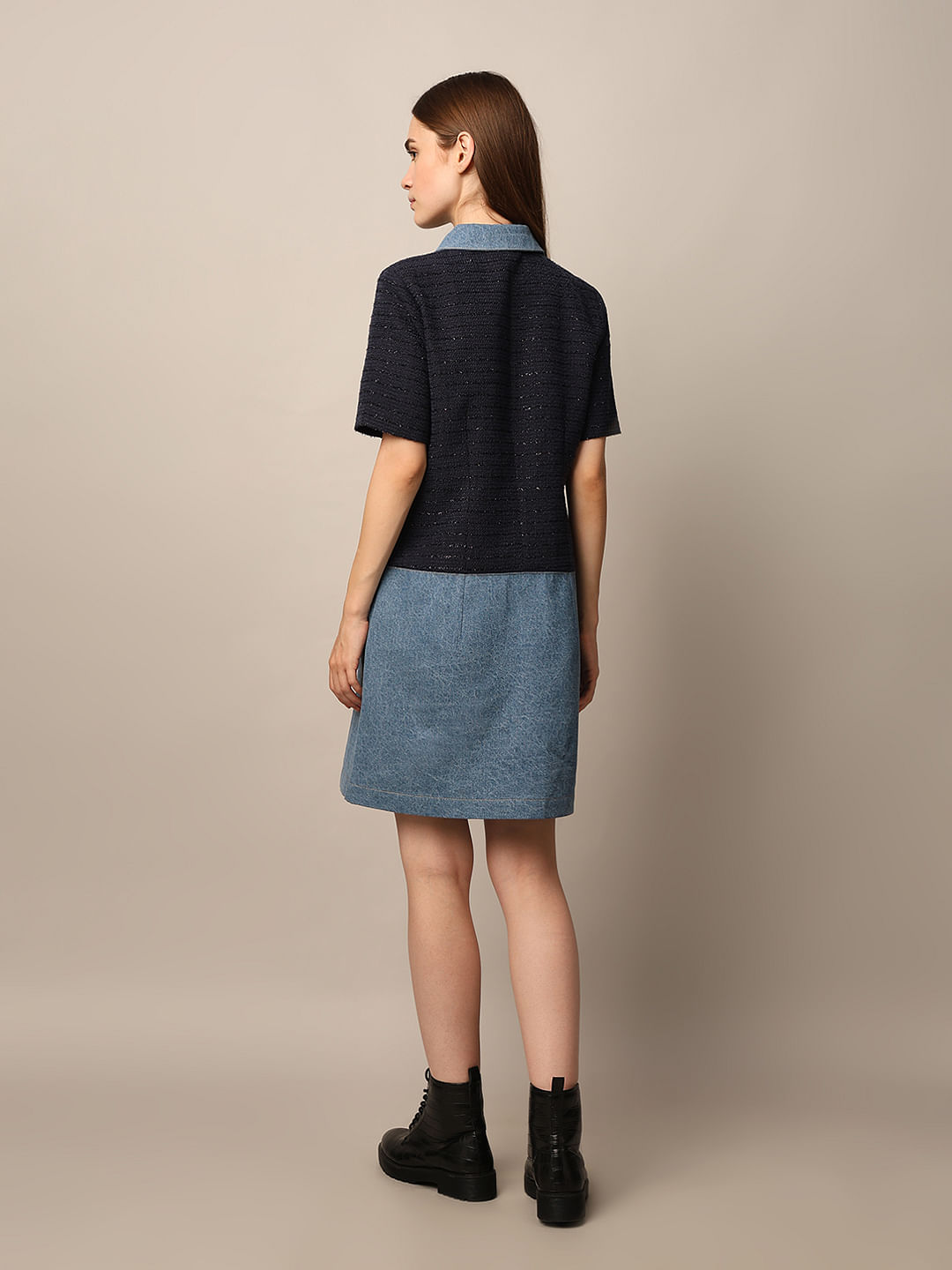 Denim dress Love Moschino - SchaferandweinerShops Niger