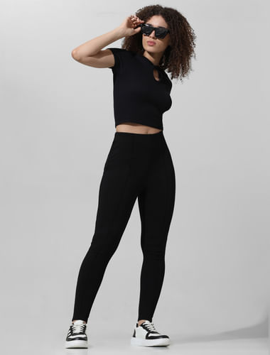 Buy SINOPHANTHigh Waisted Leggings for Women, Buttery Soft Elastic Opaque Tummy  Control Leggings,Plus Size Workout Gym Yoga Stretchy Pants Online at  desertcartINDIA