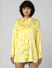 Yellow Satin Long Shirt
