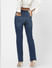 Blue High Rise Flared Jeans