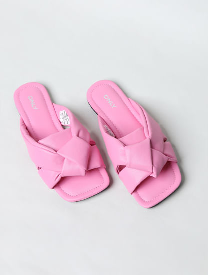 Pink Padded Sandals