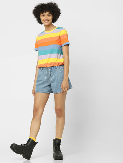 Multi-Colour Striped T-shirt