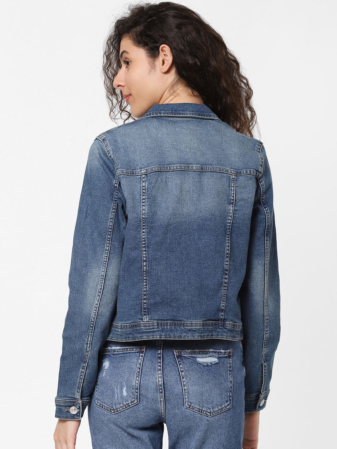 washed denim jacket