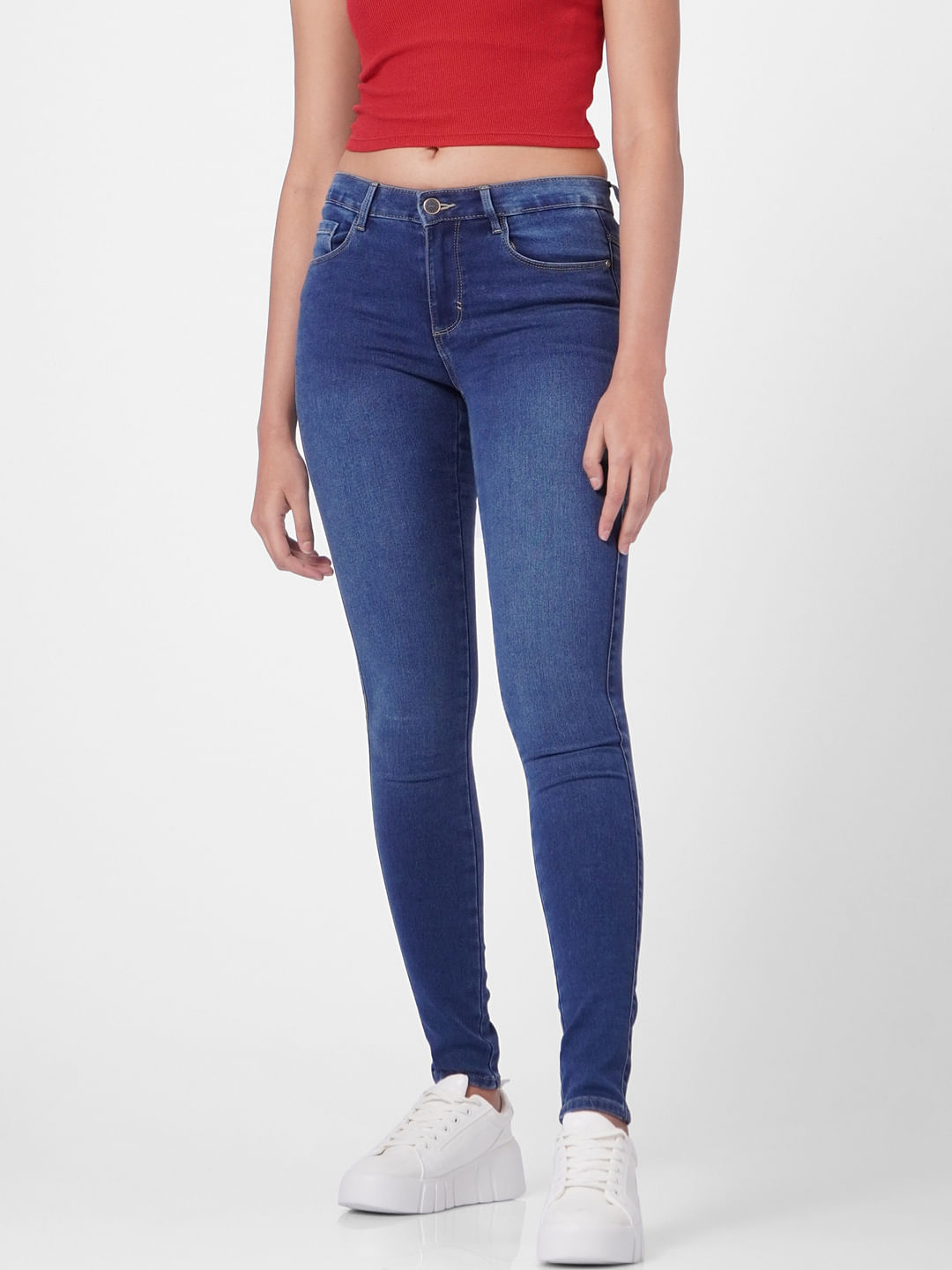Buy online Women's Plain Slim Fit Jeans from Jeans & jeggings for Women by  Novio for ₹849 at 60% off | 2024 Limeroad.com