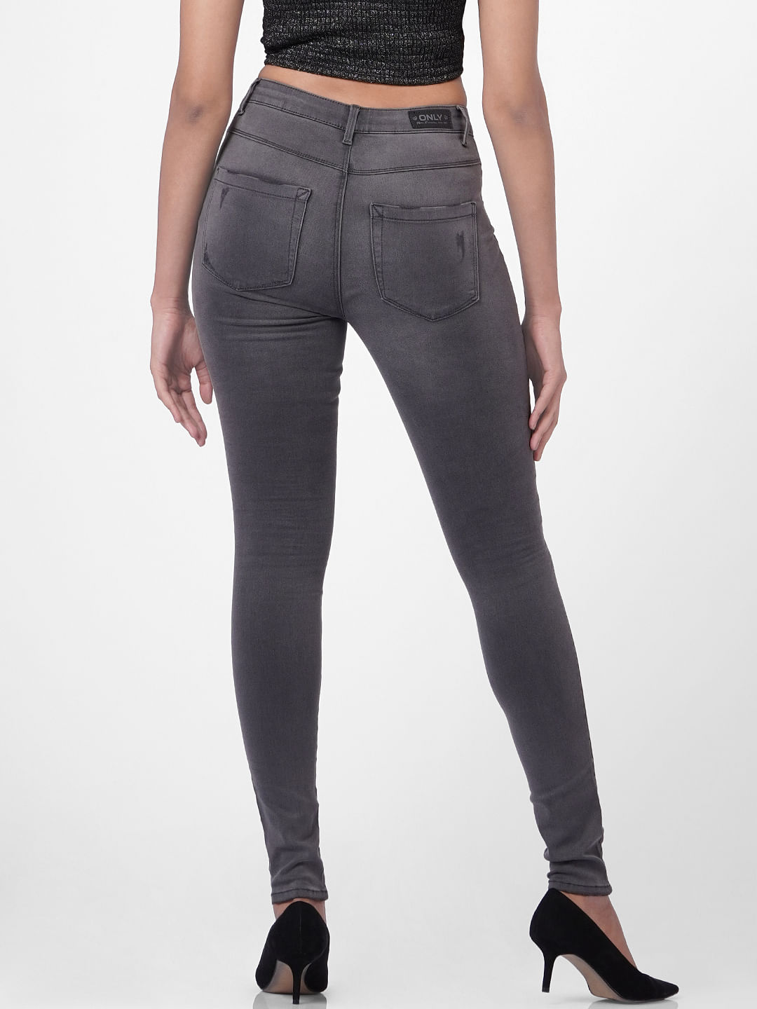discount 61% Bershka Jeggings & Skinny & Slim WOMEN FASHION Jeans Basic Navy Blue 34                  EU 