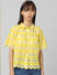 Yellow Cut-Work Embroidery Shirt
