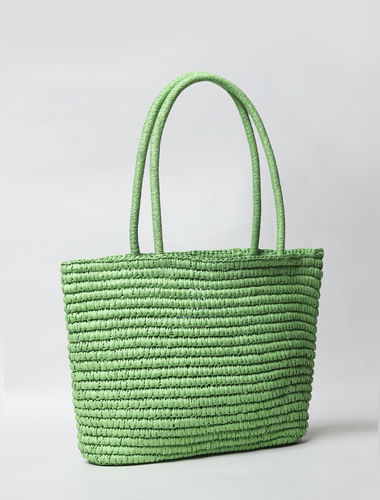 Green Straw Bag