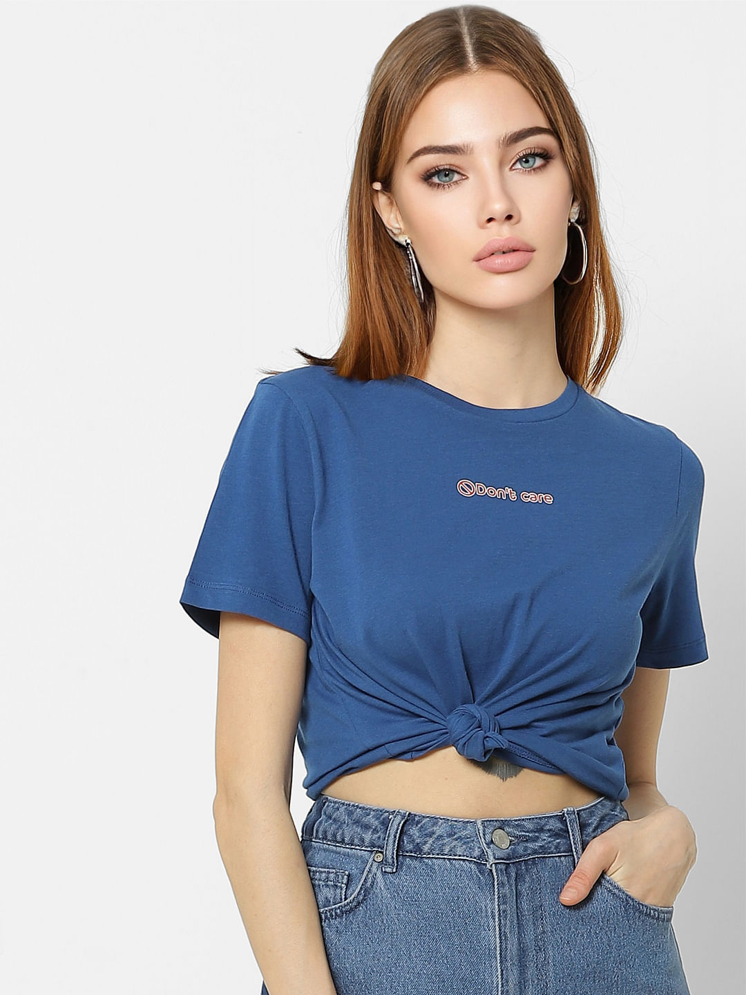 discount 56% WOMEN FASHION Shirts & T-shirts Lace VILA T-shirt Brown XS 