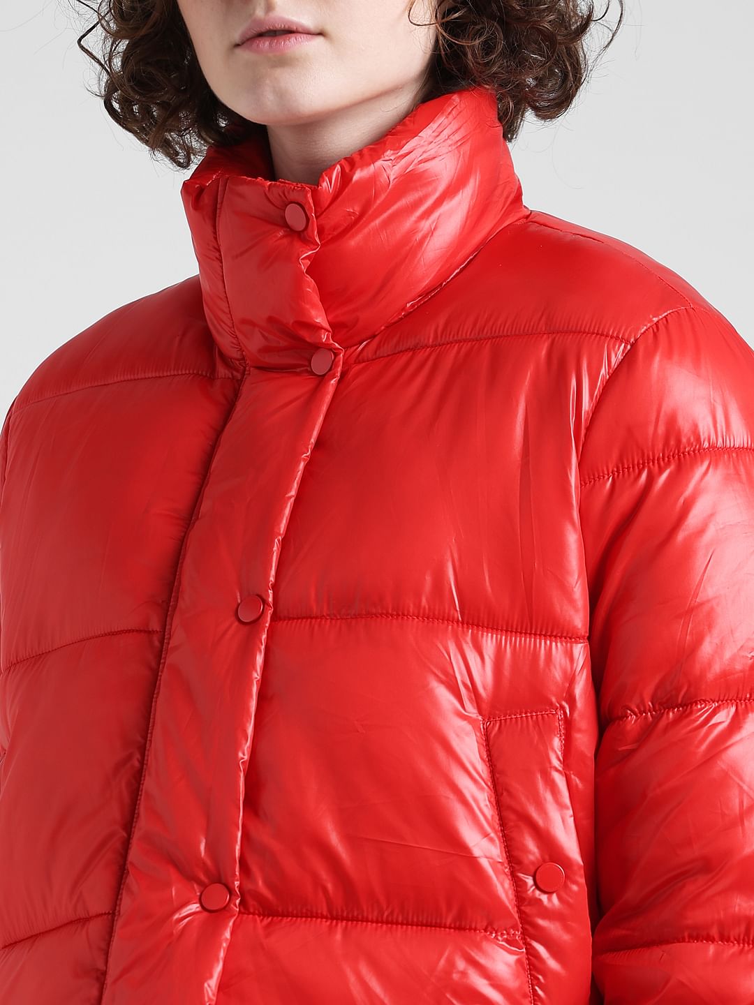 Oversized red hotsell puffer jacket