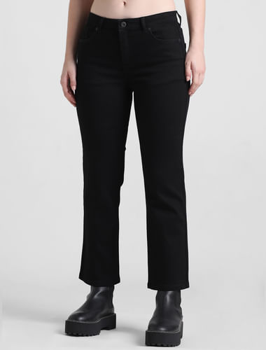 Black High Rise Paola Flared Jeans