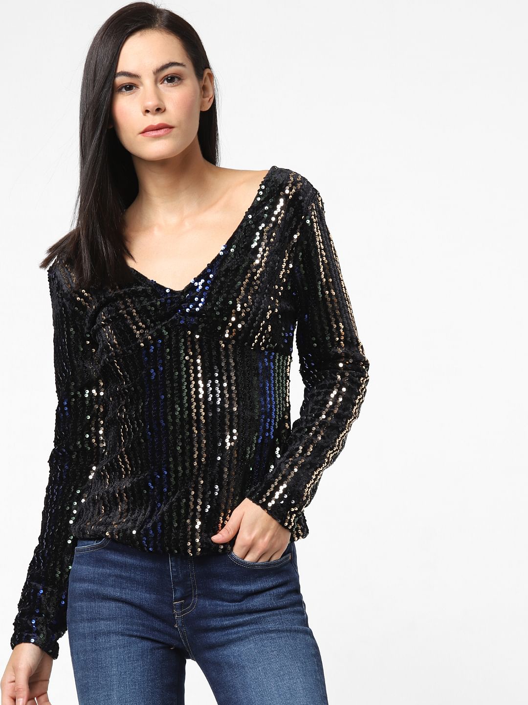 only sequin top