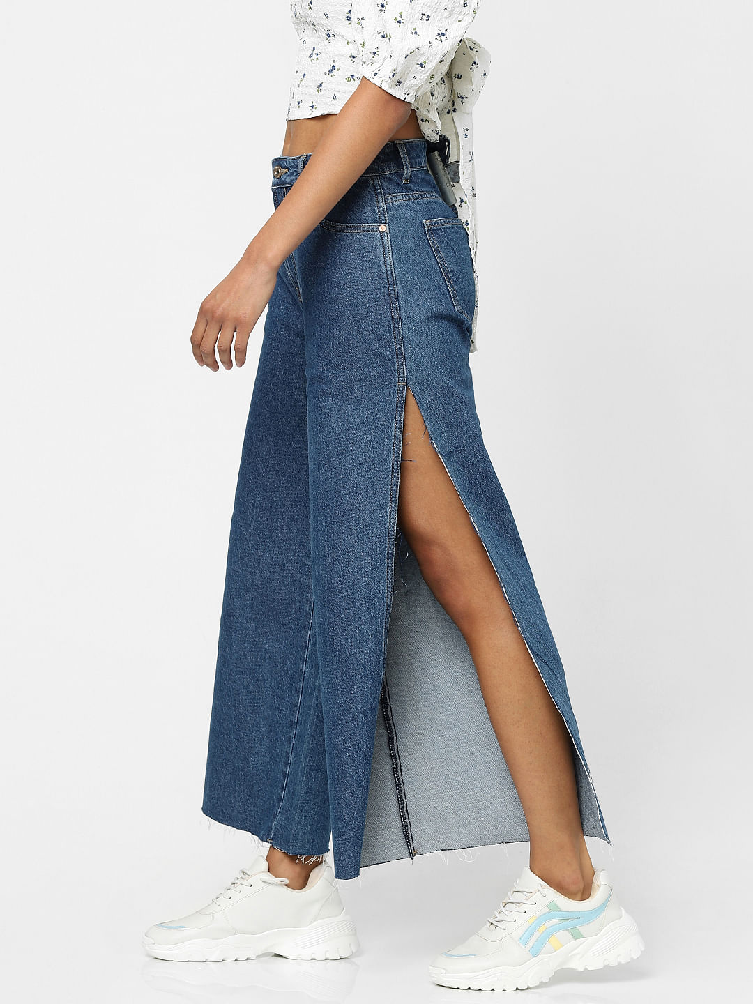 High waist wide leg jeans ONLJUICY light denim wehkamp Dames Kleding Broeken & Jeans Jeans Wide Leg Jeans 