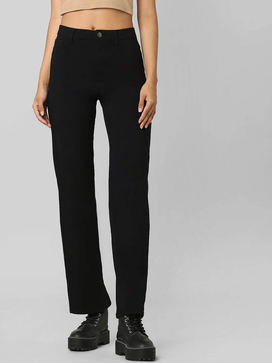 Buy Black Trousers  Pants for Women by BROADSTAR Online  Ajiocom