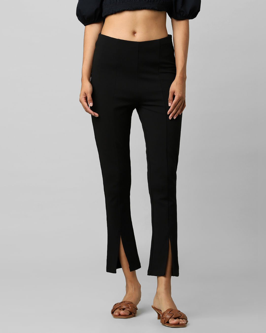 Black High Waist Women Flare Leggings, Party Wear, Slim Fit at Rs 375 in  Ahmedabad