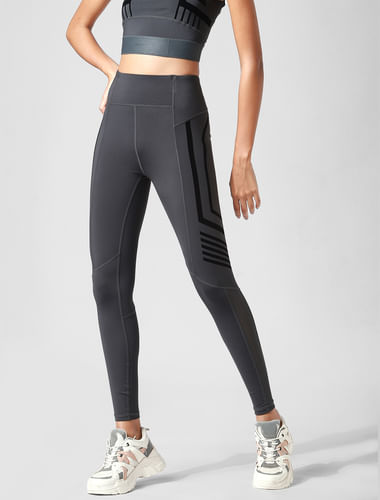 Black High Rise Co-ord Training Tights