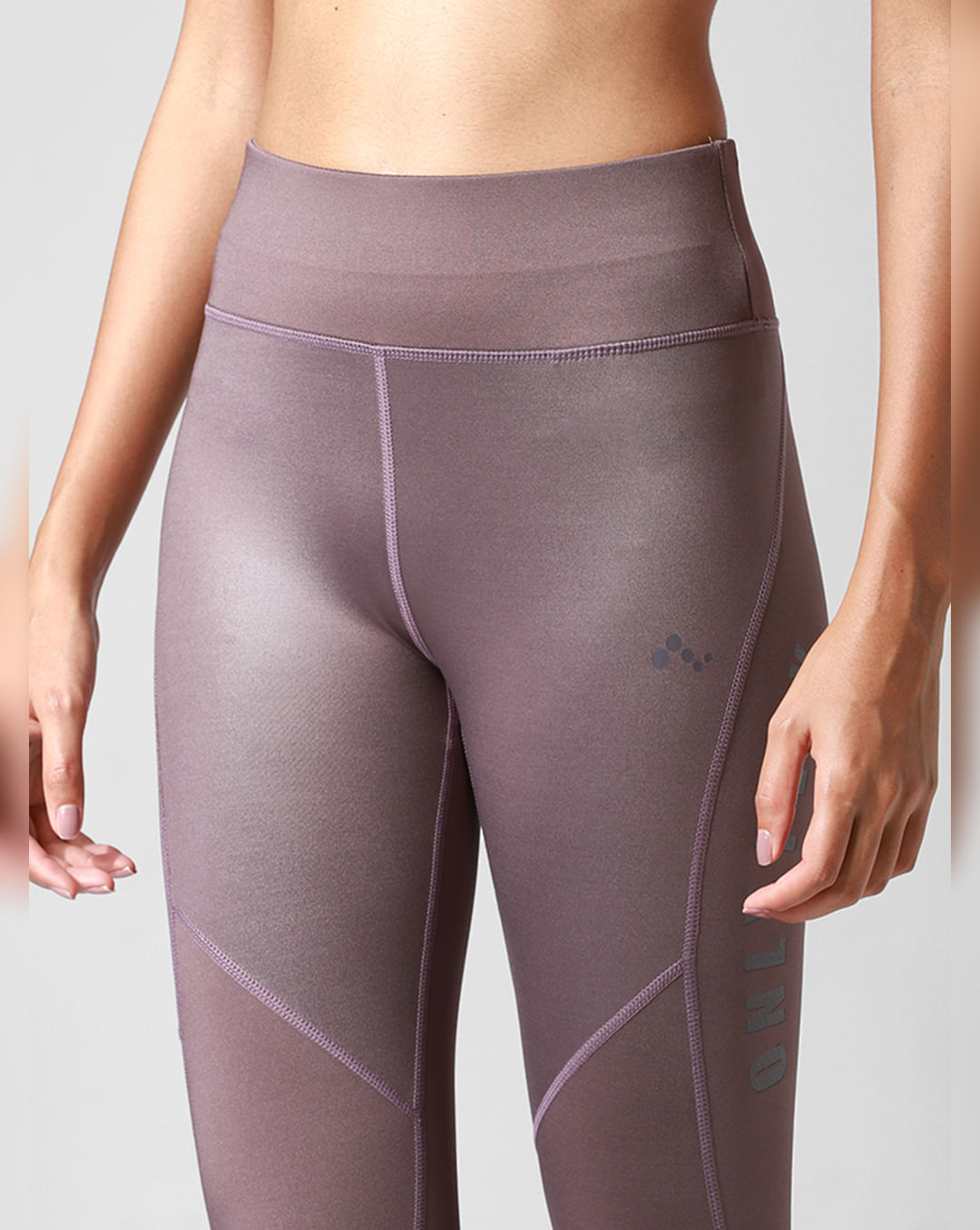Buy Brown High Rise Co-ord Training Tights For Women Online