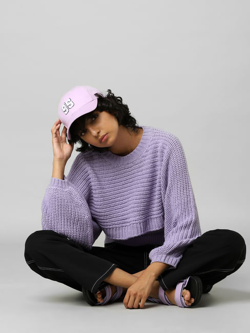Purple Double Layered Pullover