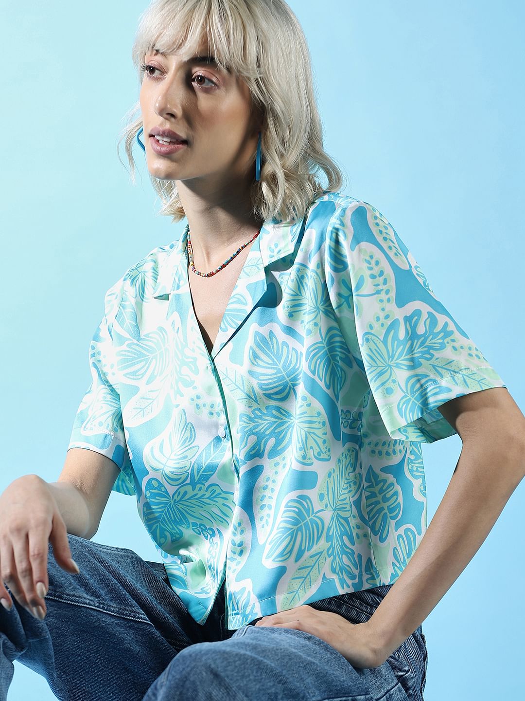 Peacocks denim 2024 tunic dress