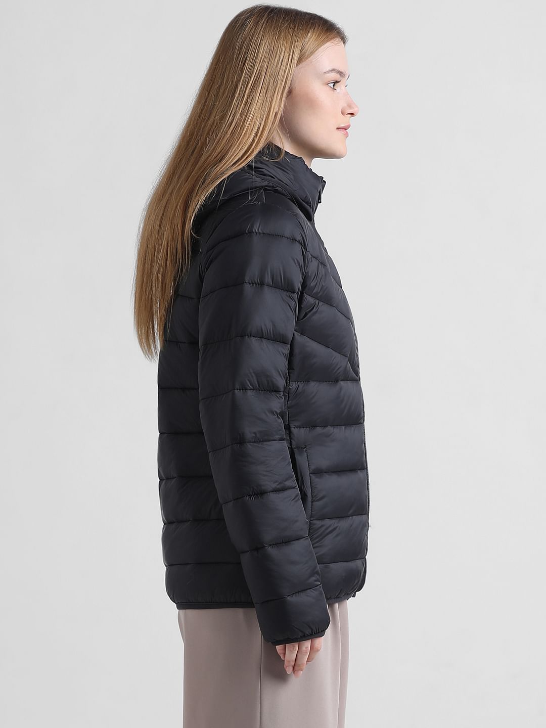 Fitted down jacket clearance women's