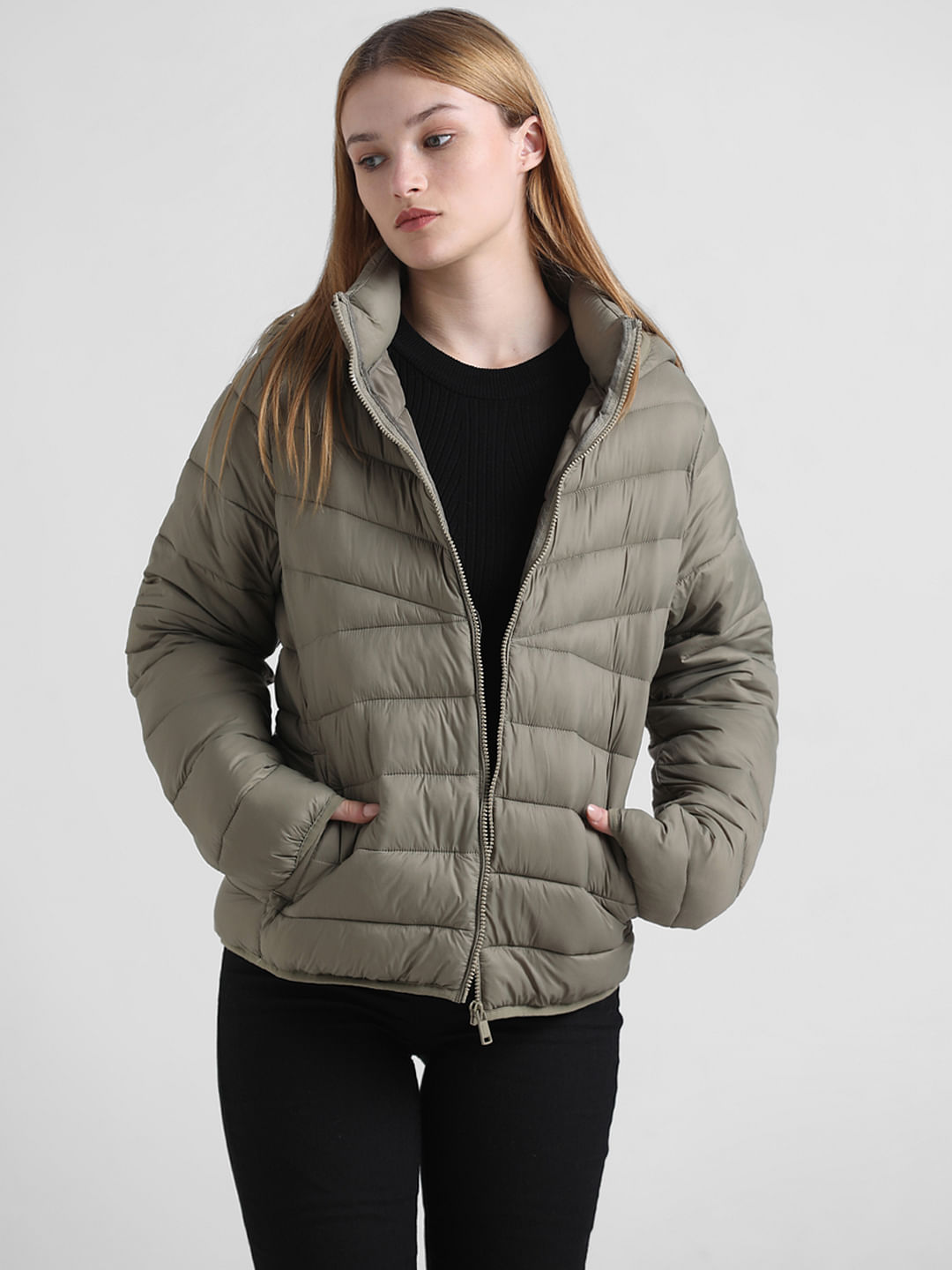 Fitted down on sale jacket women's