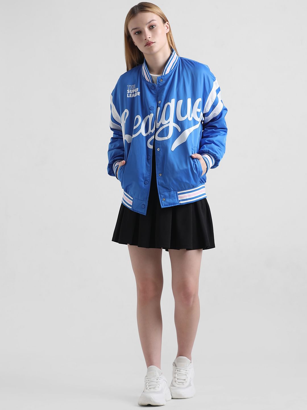 Bomber varsity jacket best sale