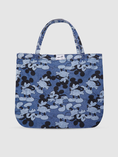 Blue Mickey Mouse Tote Bag