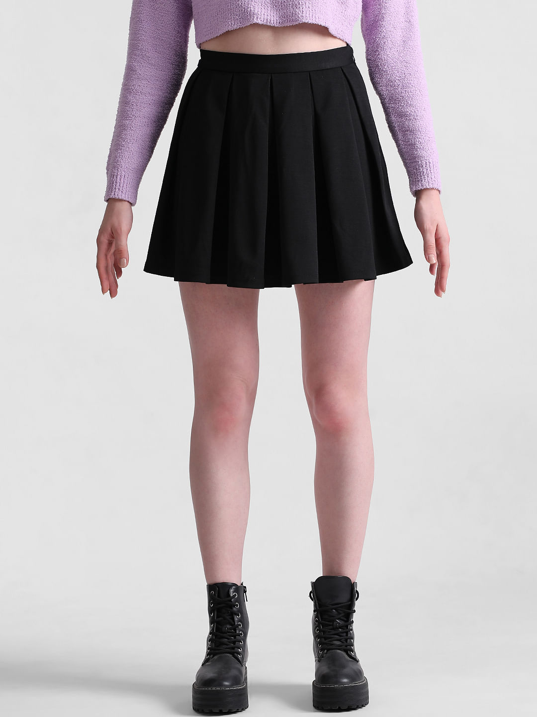 Black skater hotsell skirt cheap