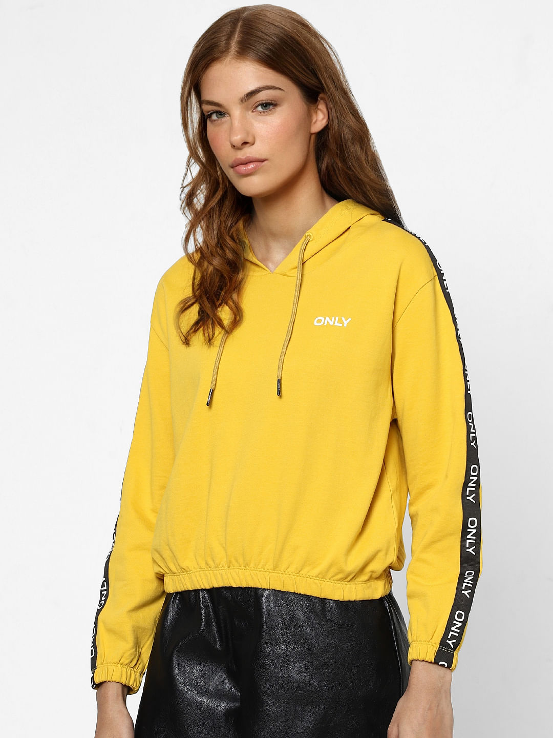 Yellow 2025 taping sweatshirt