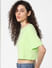 Neon Green Crop T-shirt