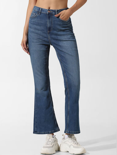 Blue High Rise Paola Flared Jeans