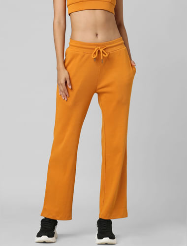 Mustard High Rise Co-ord Flared Pants