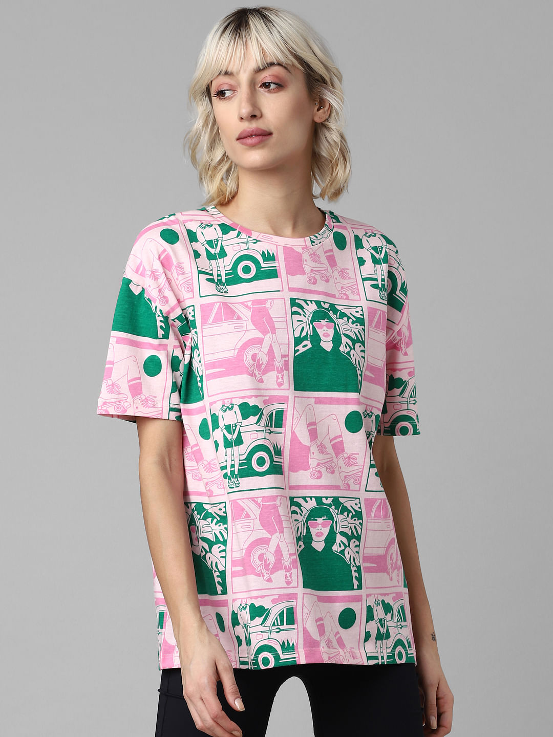 puff sleeve graphic tee adidas