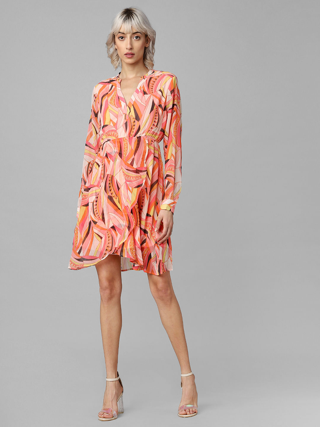 Peach fit and 2025 flare dress