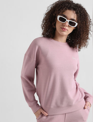 Pink Loose Fit Co-ord Set Sweatshirt