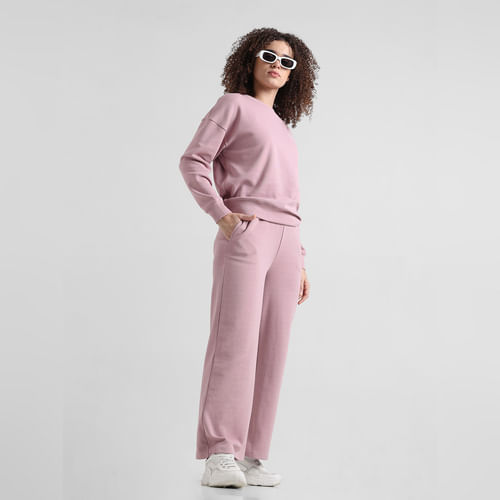 

ONLY Pink Wide Leg Co-ord Set Sweatpants