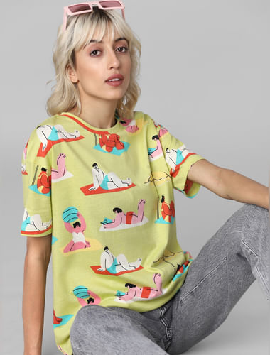 Green All Over Printed T-shirt
