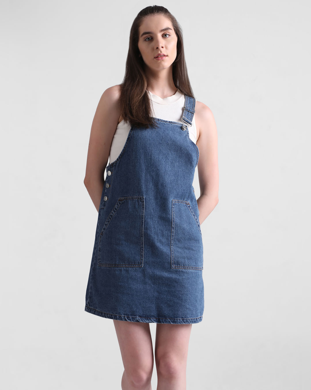 Convert Left Over Fabric into Skirt Dungaree