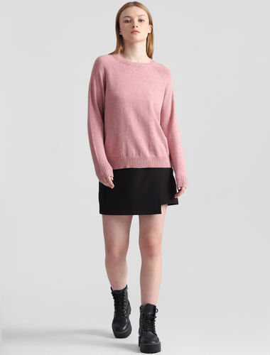 Pink Full Sleeves Pullover