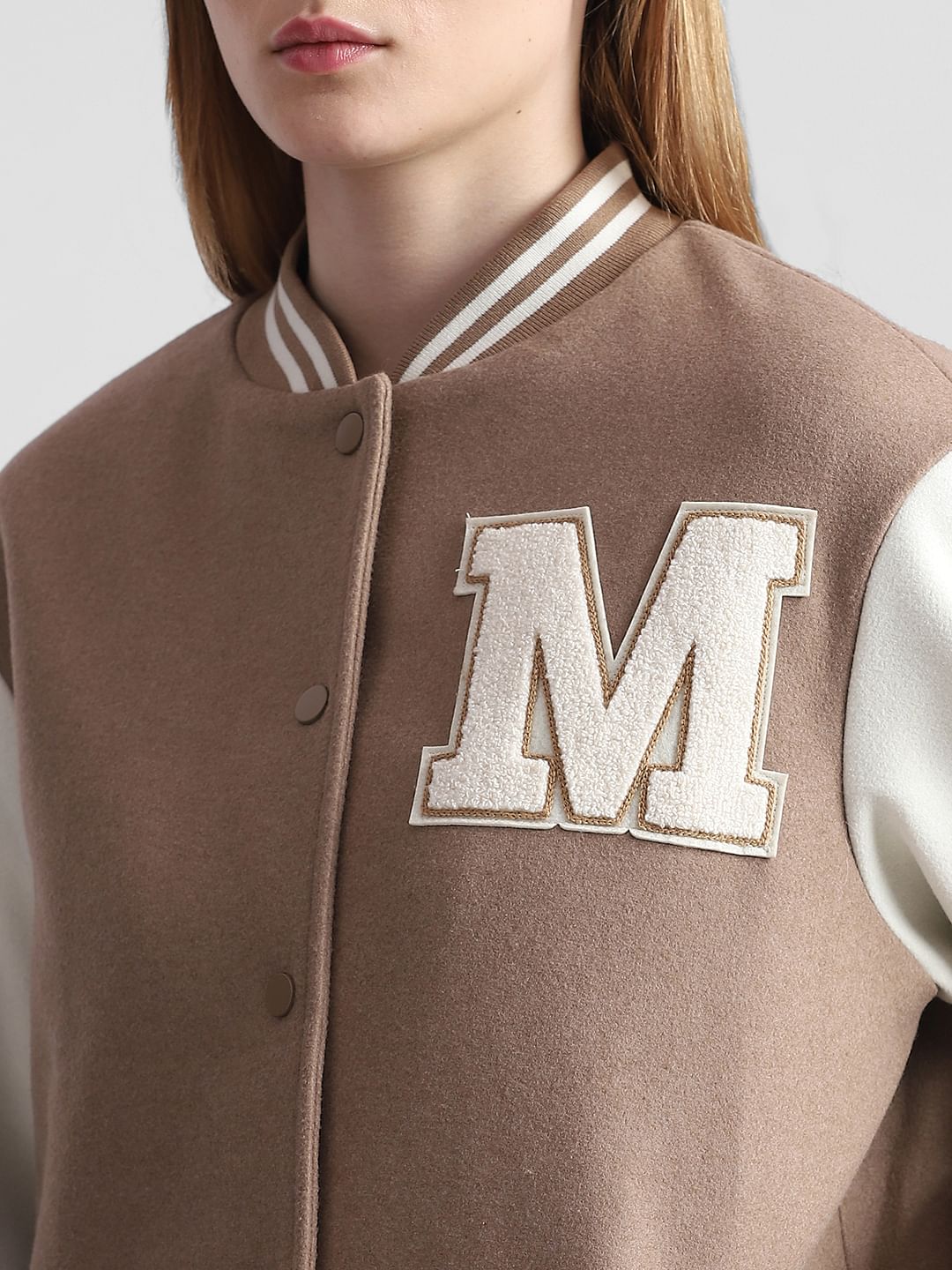 All saints best sale varsity jacket