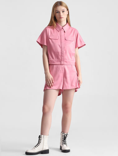 Pink Co-ord Set Shirt
