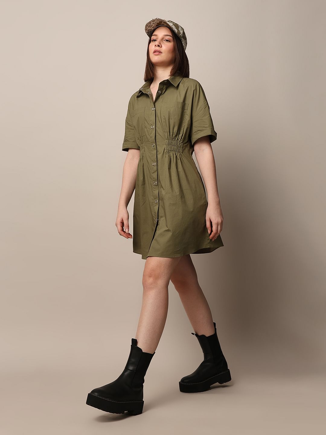 Ladies shirtwaist dresses online